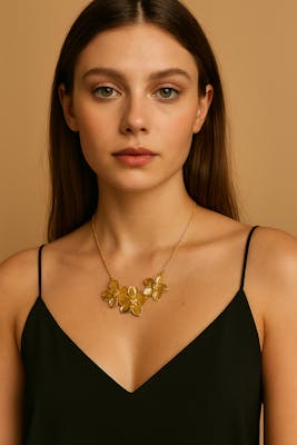Ayo Copenhagen — Flora Flower Necklace Ayo Copenhagen Flora Flower Necklace — Naszyjnik