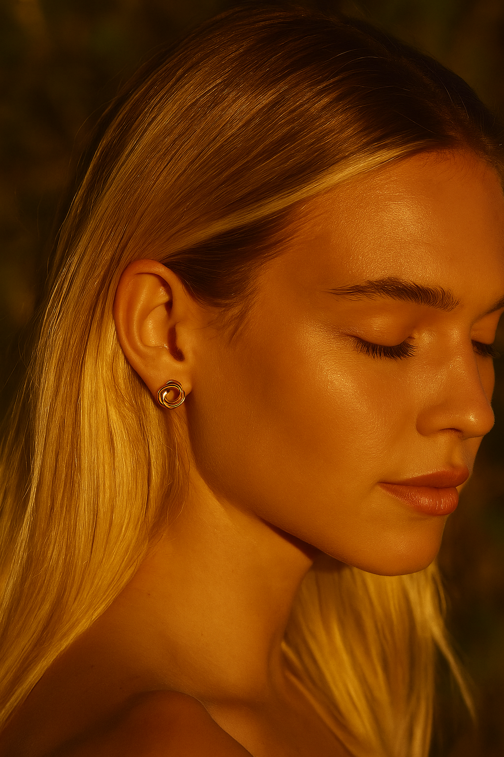 Ayo Copenhagen Liora Knot Studs — Náušnice