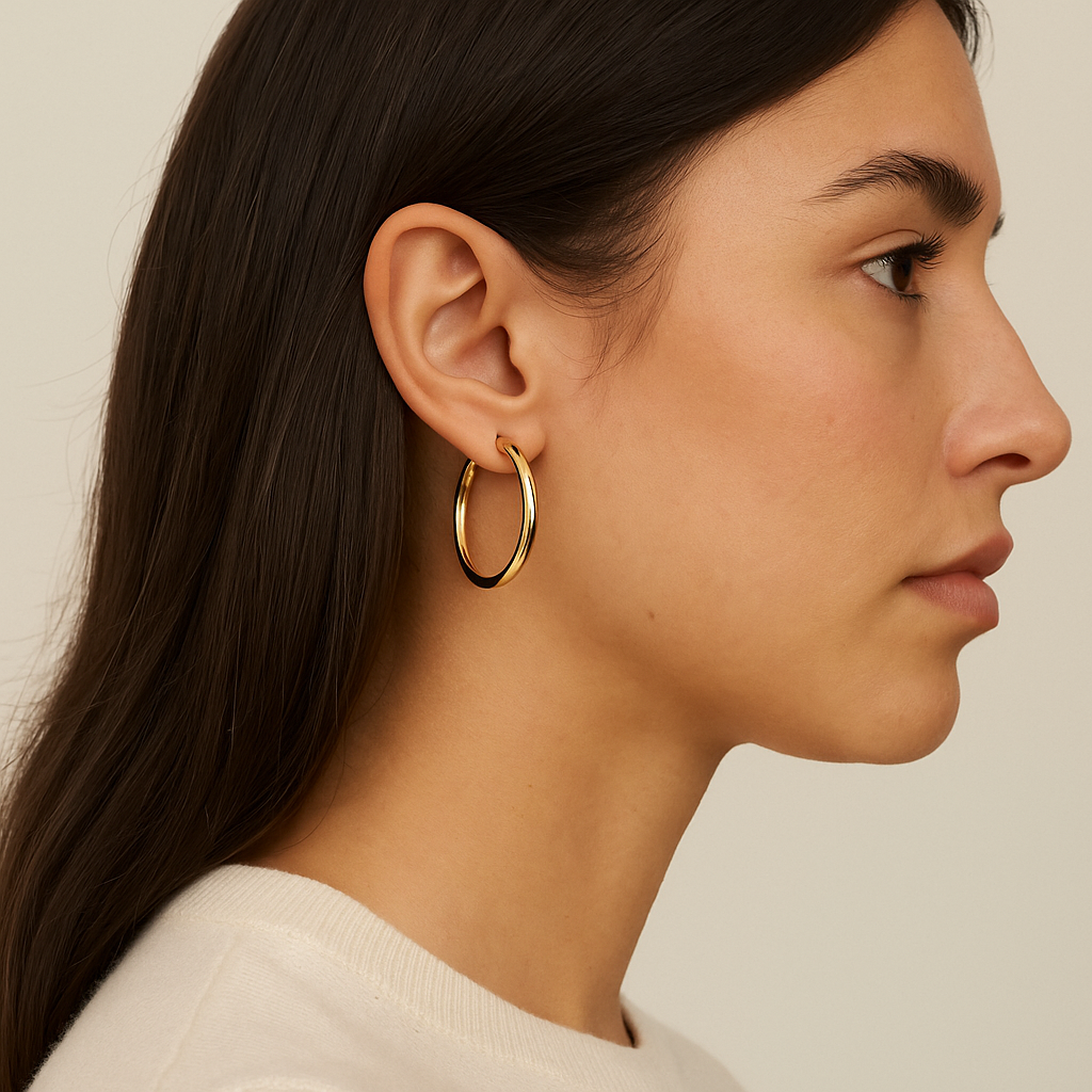 Ayo Copenhagen Onda Large Hoops — Øreringer