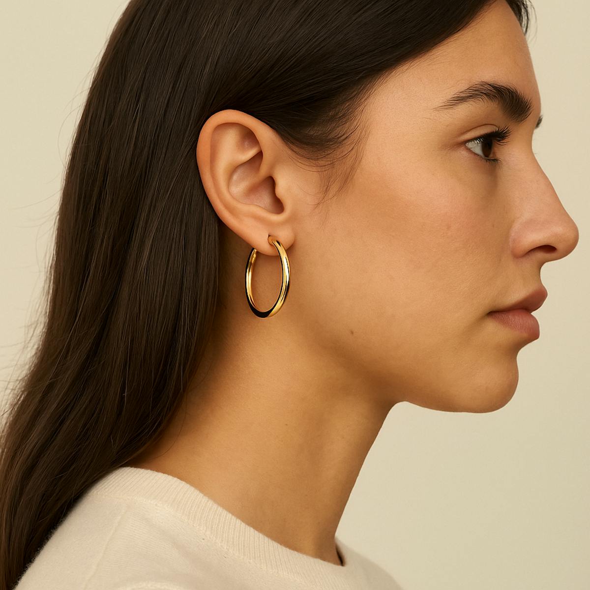 Ayo Copenhagen — Onda Large Hoops Ayo Copenhagen Onda Large Hoops — Øreringer