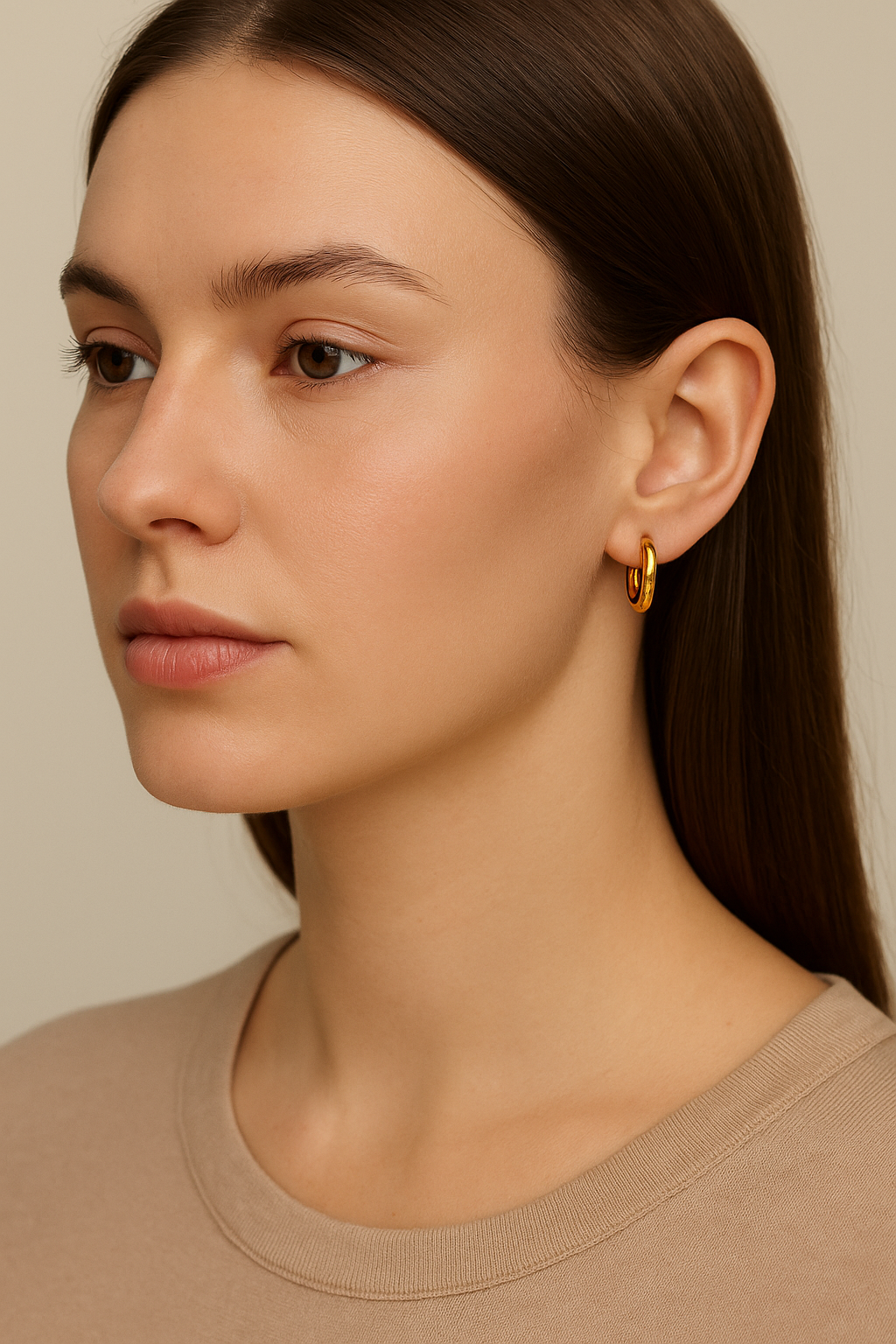 Ayo Copenhagen Lina Bold Hoops 16 mm — Náušnice