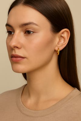 Ayo Copenhagen — Lina Bold Hoops 16 mm Ayo Copenhagen Lina Bold Hoops 16 mm — Kolczyk