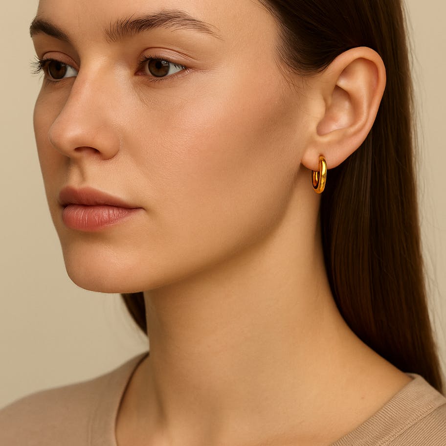 Ayo Copenhagen — Lina Bold Hoops 16 mm Ayo Copenhagen Lina Bold Hoops 16 mm — Örhängen