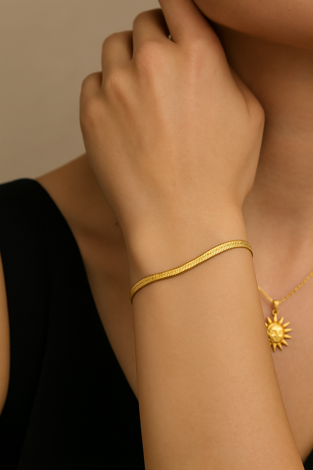 Ayo Copenhagen Nala Small Snake Bracelet (3mm) — Bracelet