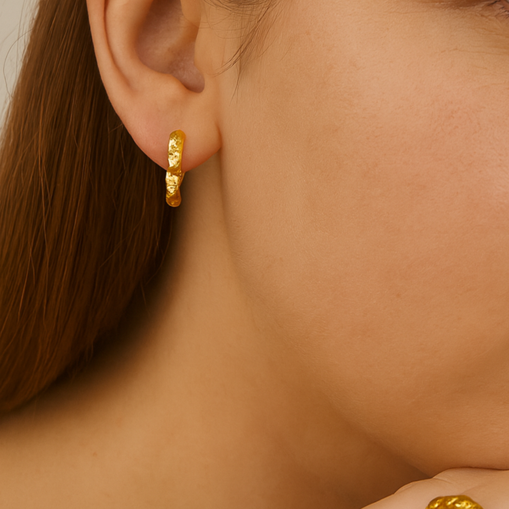 Ayo Copenhagen Nura Heart Hoops — Náušnice