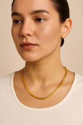 Ayo Copenhagen — Nila Herringbone Necklace Ayo Copenhagen Nila Herringbone Necklace — Necklace