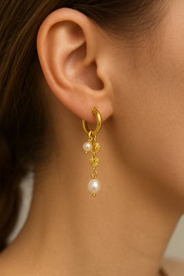 Ayo Copenhagen — Soléa Pearl Earrings Ayo Copenhagen Soléa Pearl Earrings — Oorbel