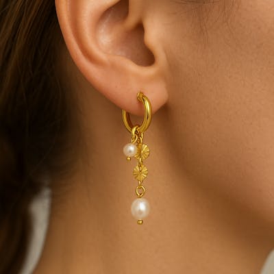 Ayo Copenhagen — Soléa Pearl Earrings Ayo Copenhagen Soléa Pearl Earrings — Boucle d'oreille