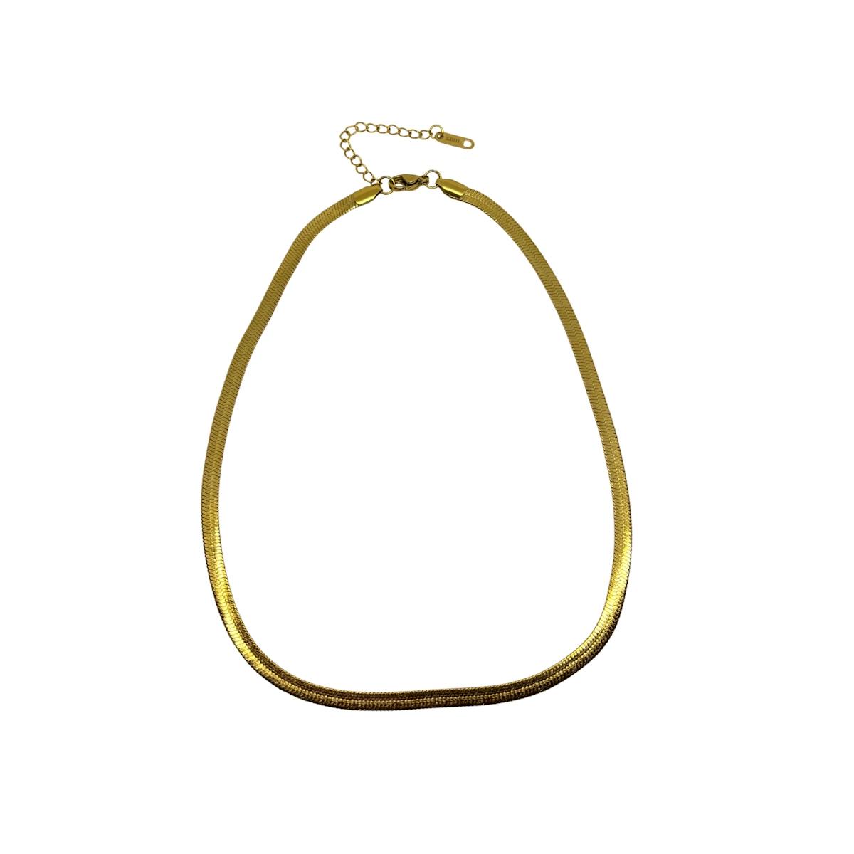 Ayo Copenhagen — Nila Herringbone Necklace Ayo Copenhagen Nila Herringbone Necklace — Halskjeder