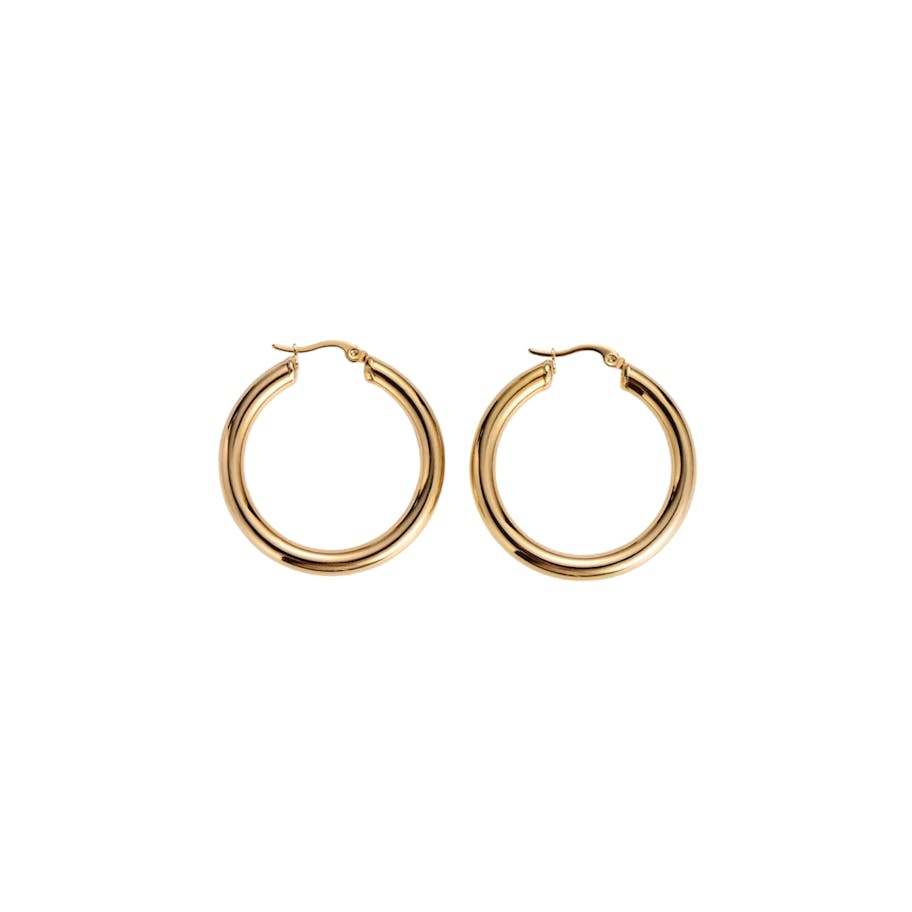 Ayo Copenhagen — Onda Medium Hoops Ayo Copenhagen Onda Medium Hoops — Korvakorut