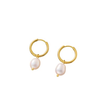 Ayo Copenhagen — Elva Pearl Hoops Ayo Copenhagen Elva Pearl Hoops — Øreringer