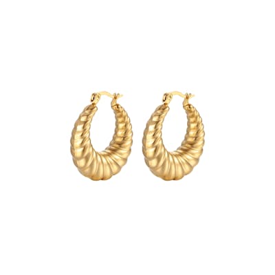 Ayo Copenhagen — Isla Twist Hoops Ayo Copenhagen Isla Twist Hoops — Kolczyk