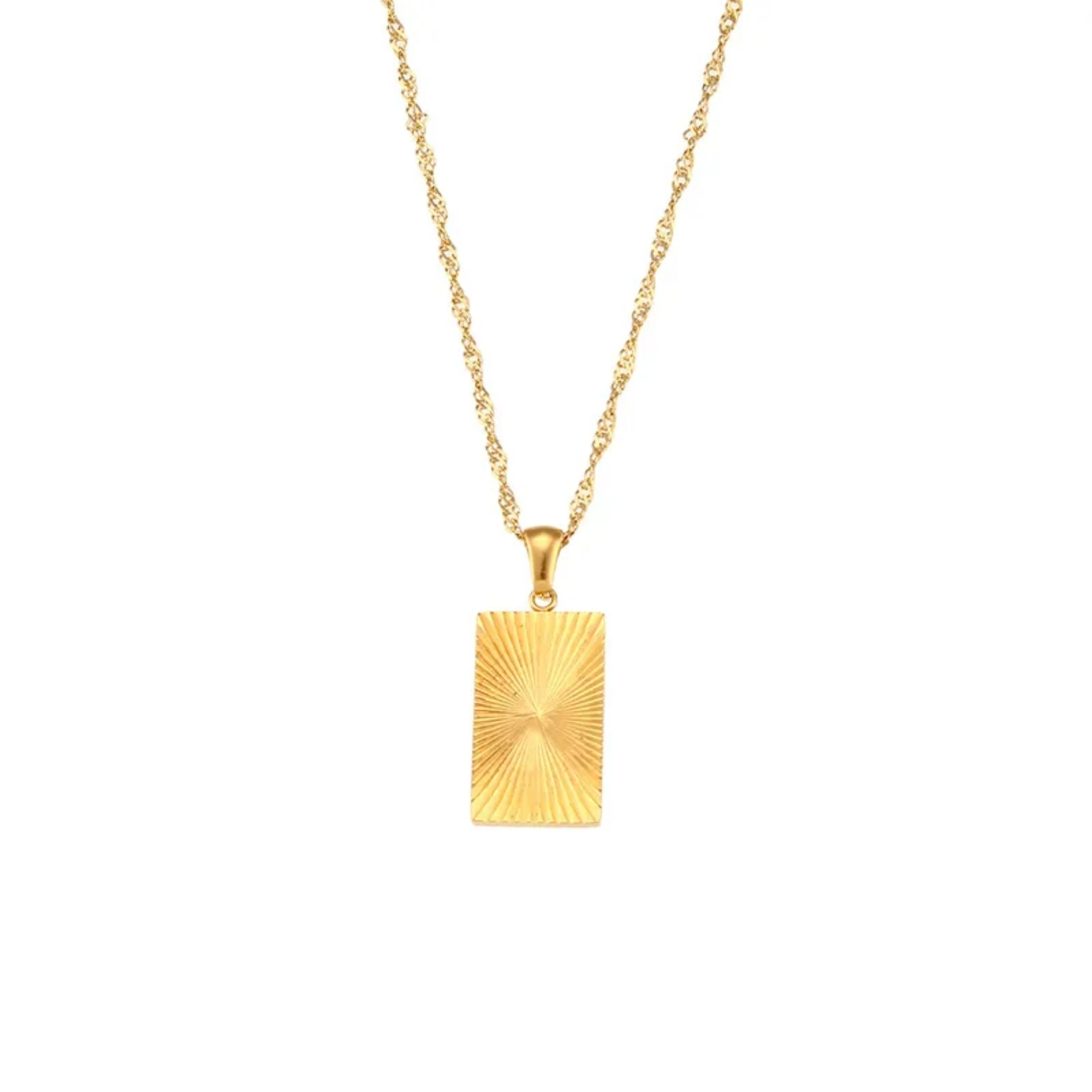 Ayo Copenhagen Rayna Sunburst Necklace — Halskæde