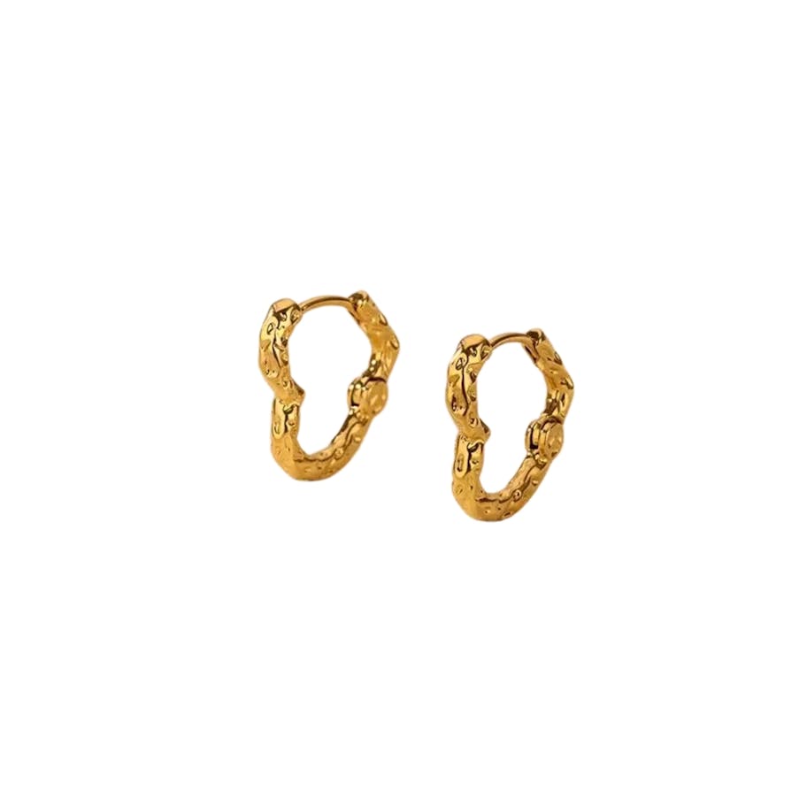 Ayo Copenhagen — Nura Heart Hoops Ayo Copenhagen Nura Heart Hoops — Örhängen