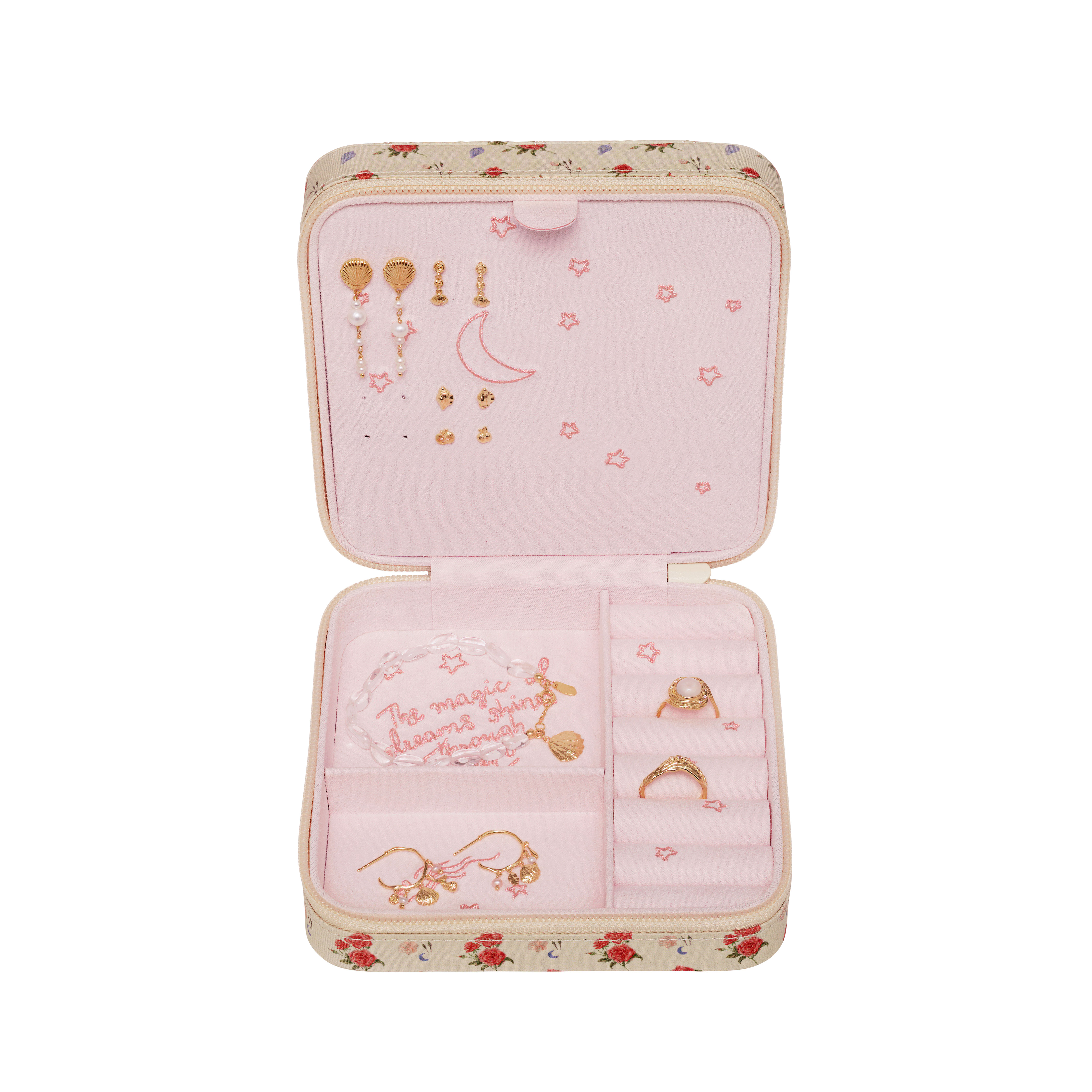 Maanesten Roses and Shells Jewelry Box — Accessoire