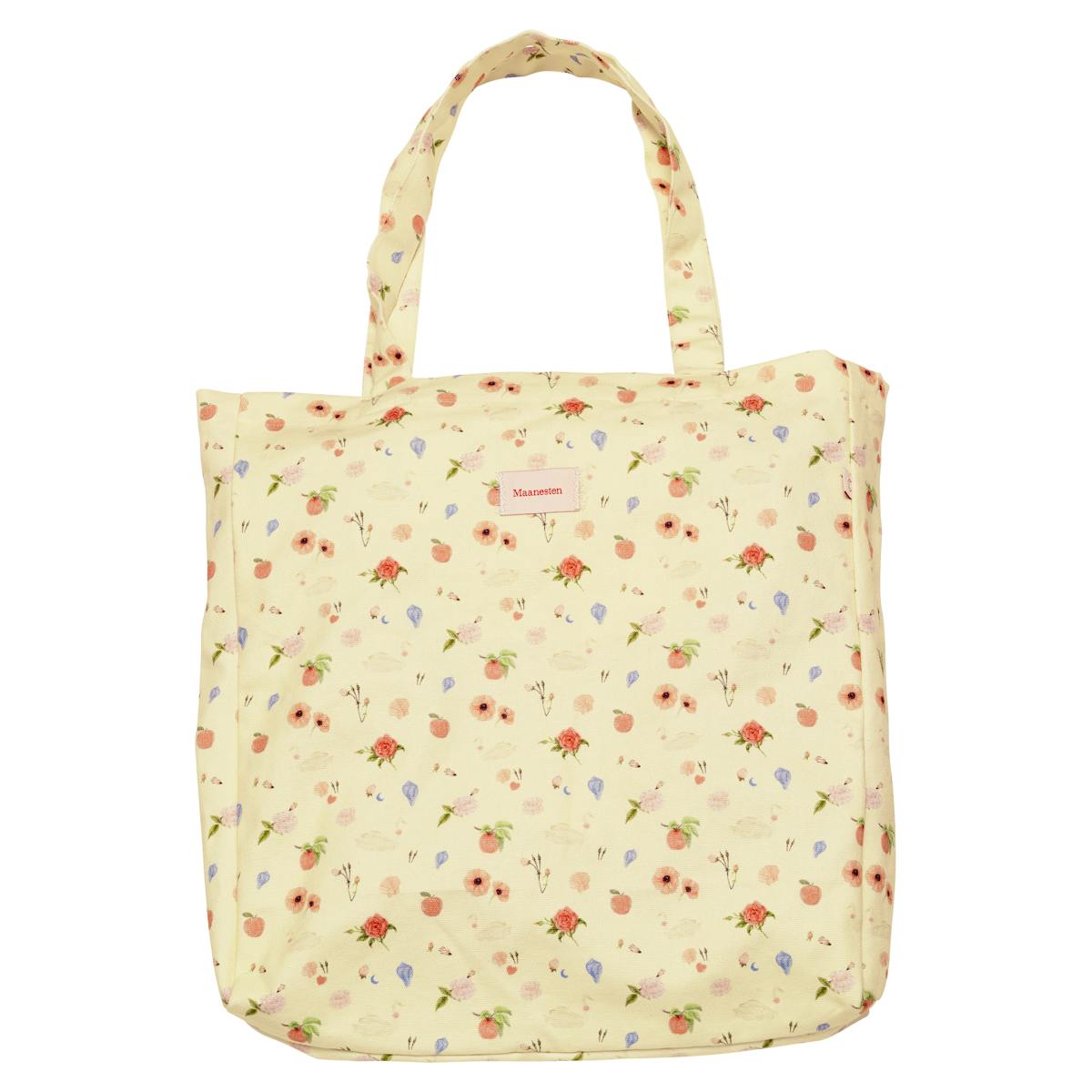 Maanesten — Roses and Shells Canvas Totebag Maanesten Roses and Shells Canvas Totebag — Accessoire