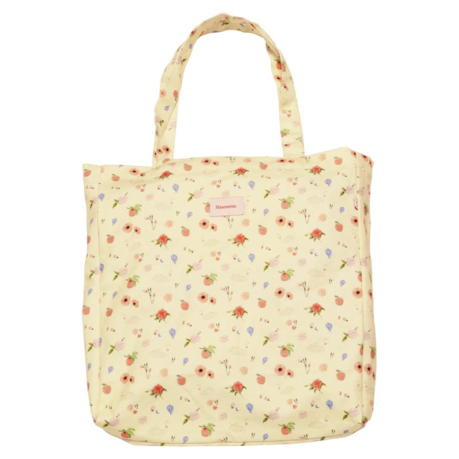Maanesten — Roses and Shells Canvas Totebag Maanesten Roses and Shells Canvas Totebag — Accessoarer