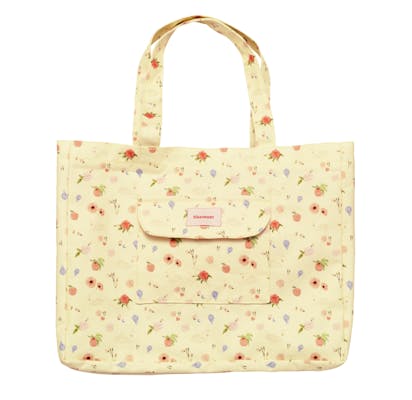 Maanesten — Big Canvas Totebag Roses and Shells Maanesten Big Canvas Totebag Roses and Shells — Accessories