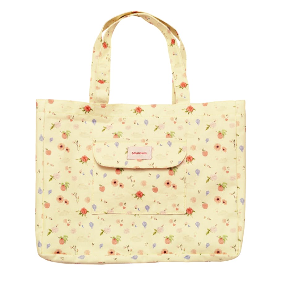 Maanesten — Big Canvas Totebag Roses and Shells Maanesten Big Canvas Totebag Roses and Shells — Accessoarer