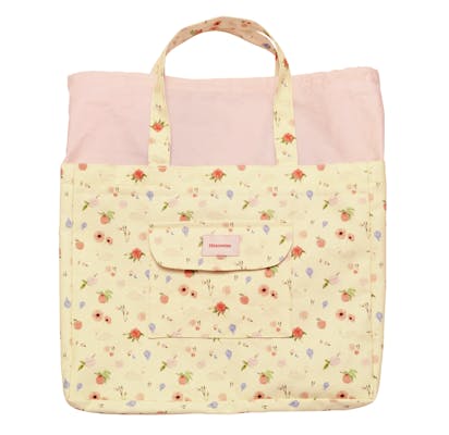 Maanesten — Big Canvas Totebag Roses and Shells Maanesten Big Canvas Totebag Roses and Shells — Accessories