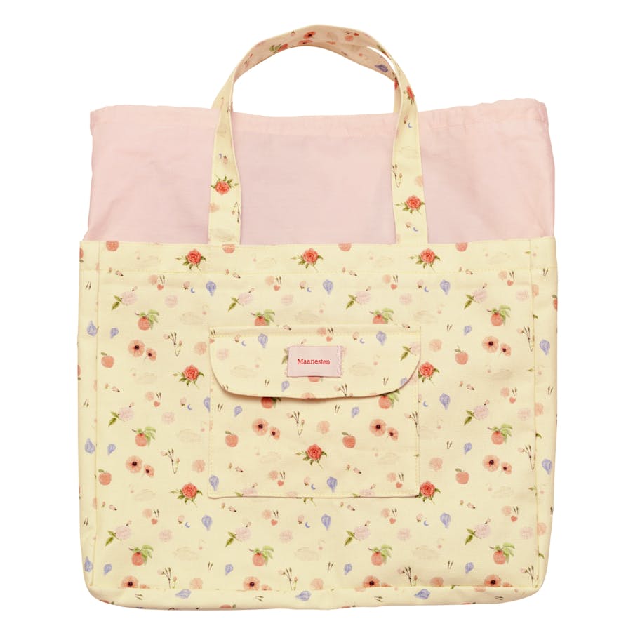 Maanesten — Big Canvas Totebag Roses and Shells Maanesten Big Canvas Totebag Roses and Shells — Accessoarer