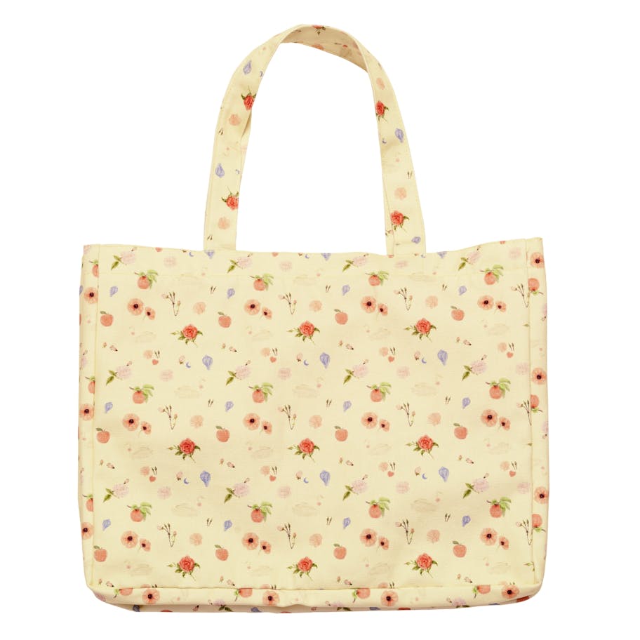 Maanesten — Big Canvas Totebag Roses and Shells Maanesten Big Canvas Totebag Roses and Shells — Accessoarer