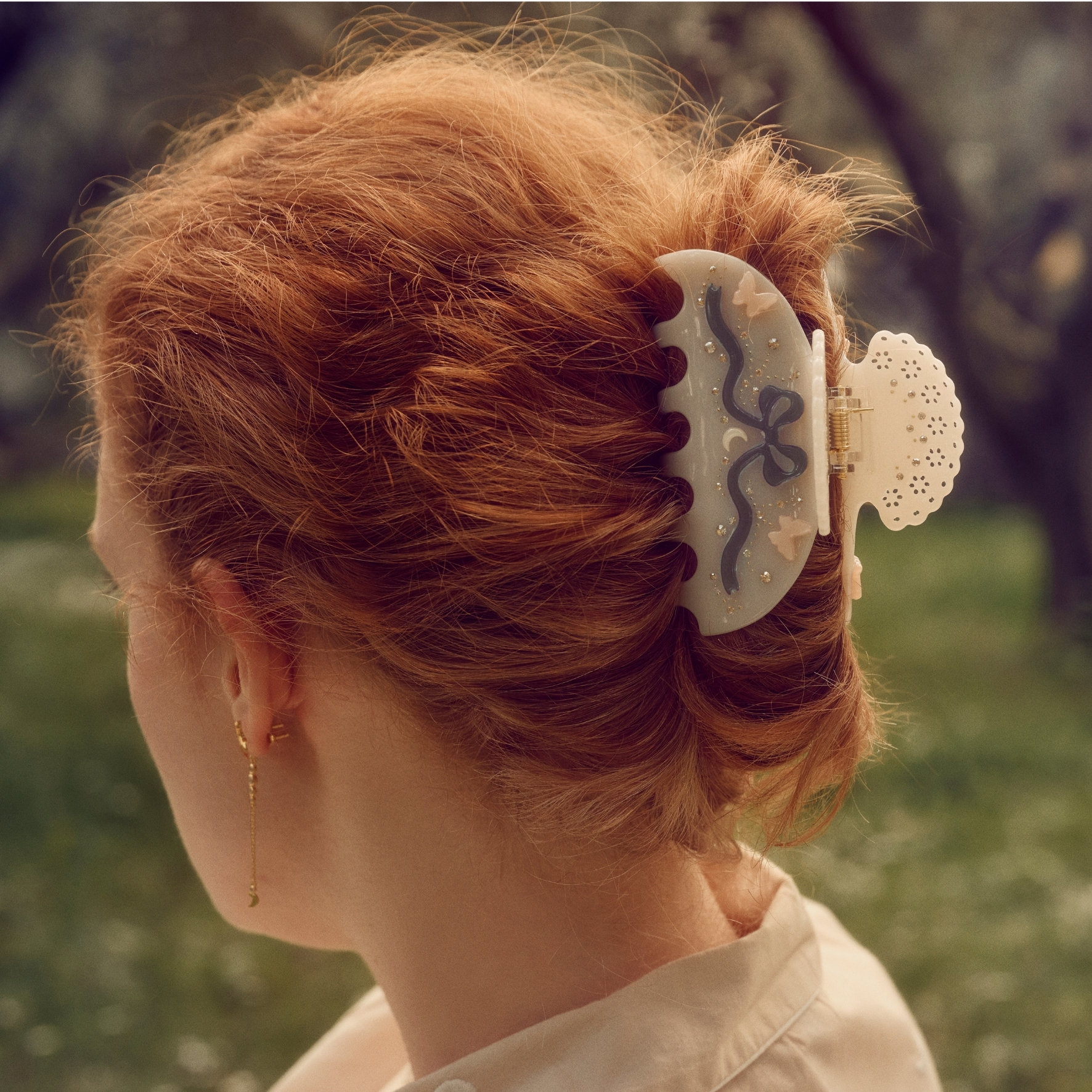 Maanesten Desiree Hair Claw Off-White — Akcesoria