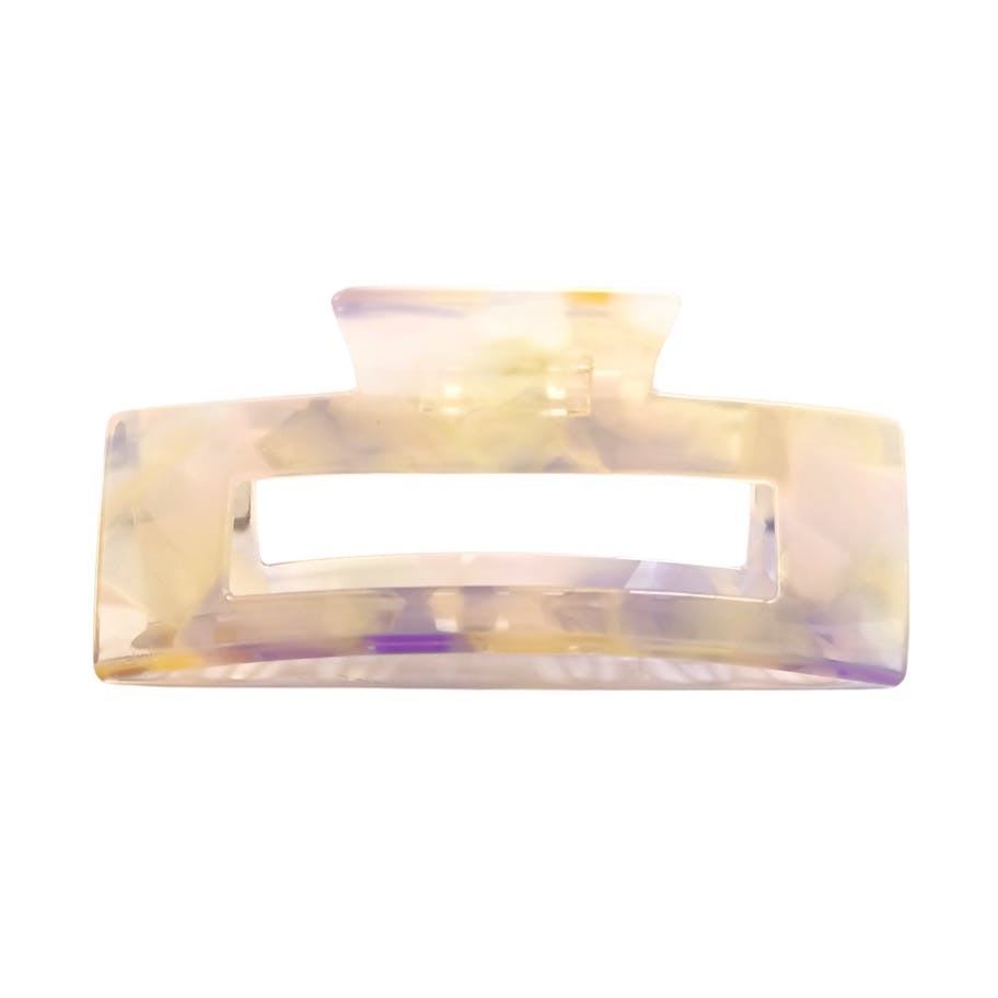 A-Hjort Jewellery — Square Hairclaw Golden Lavender A-Hjort Jewellery Square Hairclaw Golden Lavender — Accessoarer