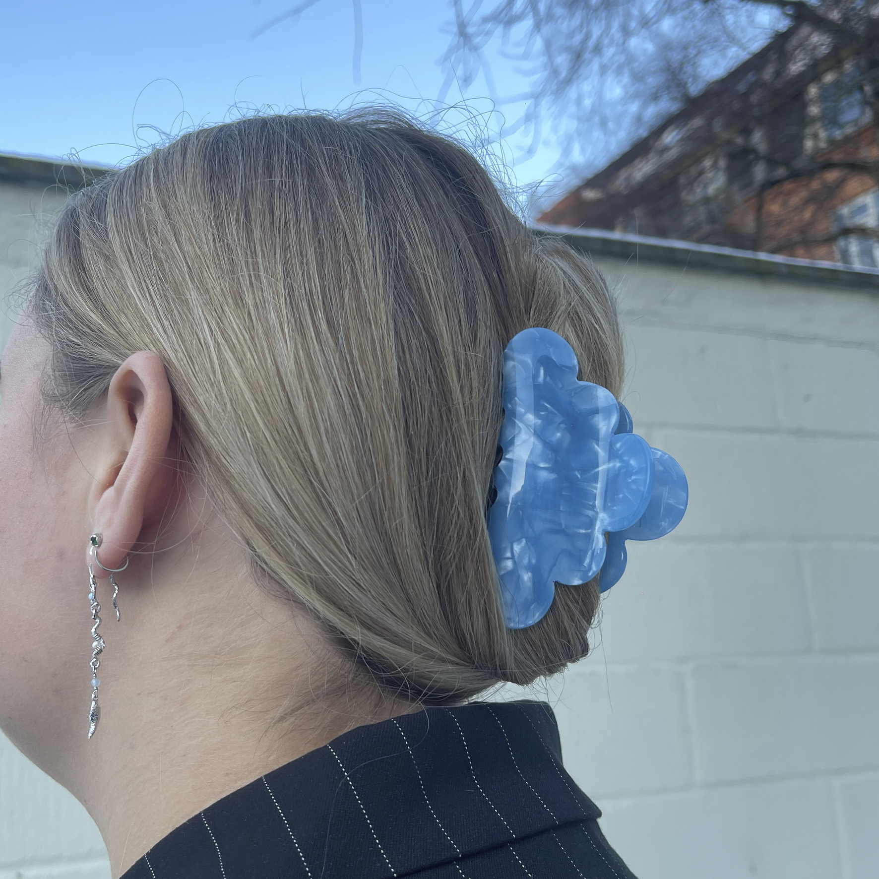 A-Hjort Jewellery Dreamy Hairclaw Blue — Accessoire