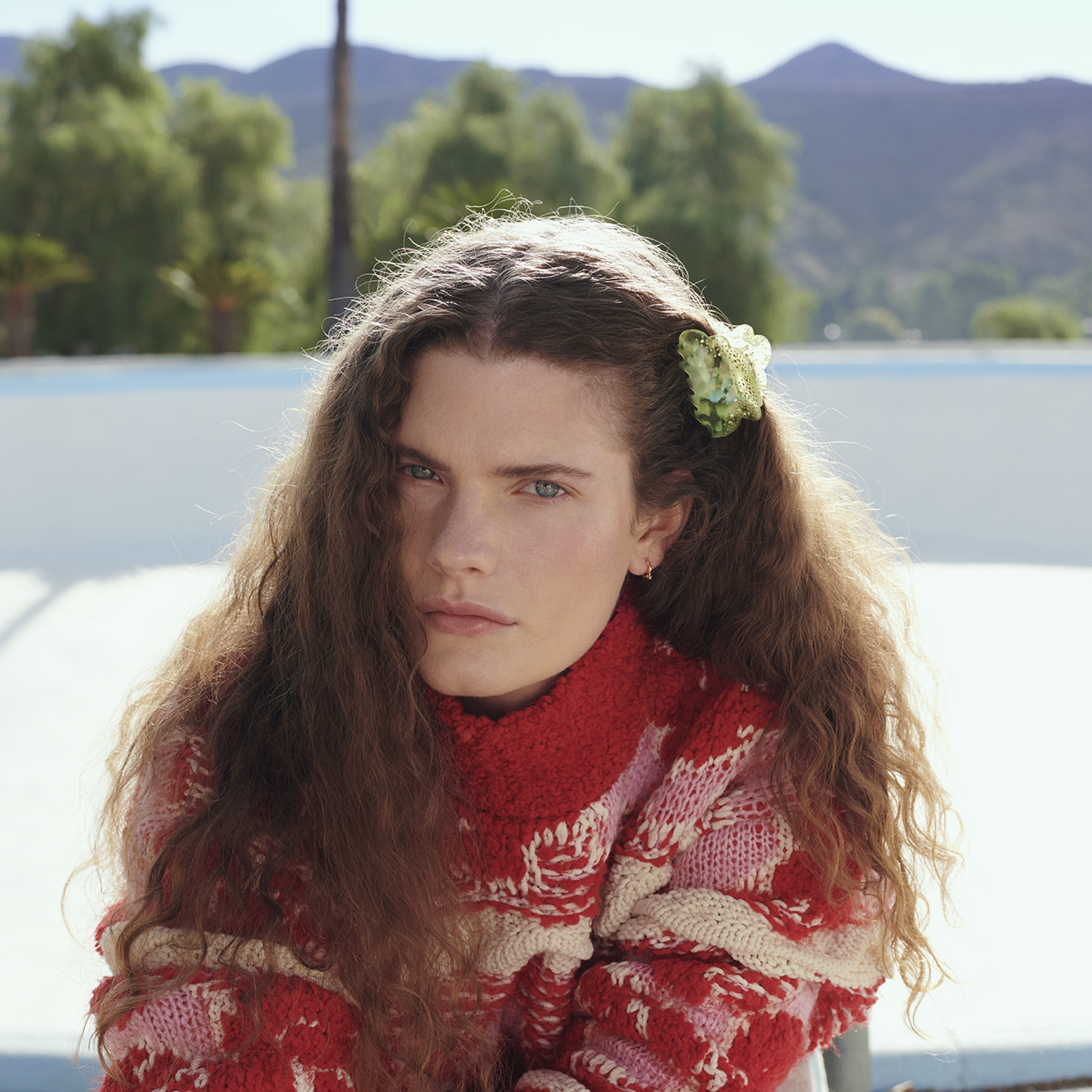 Maanesten Sky Hair Claw Lime — Accessories