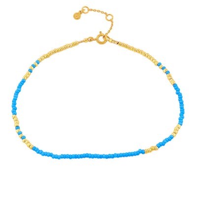 Hultquist Copenhagen — Blue Mila Anklet Hultquist Copenhagen Blue Mila Anklet — Ankelkæde