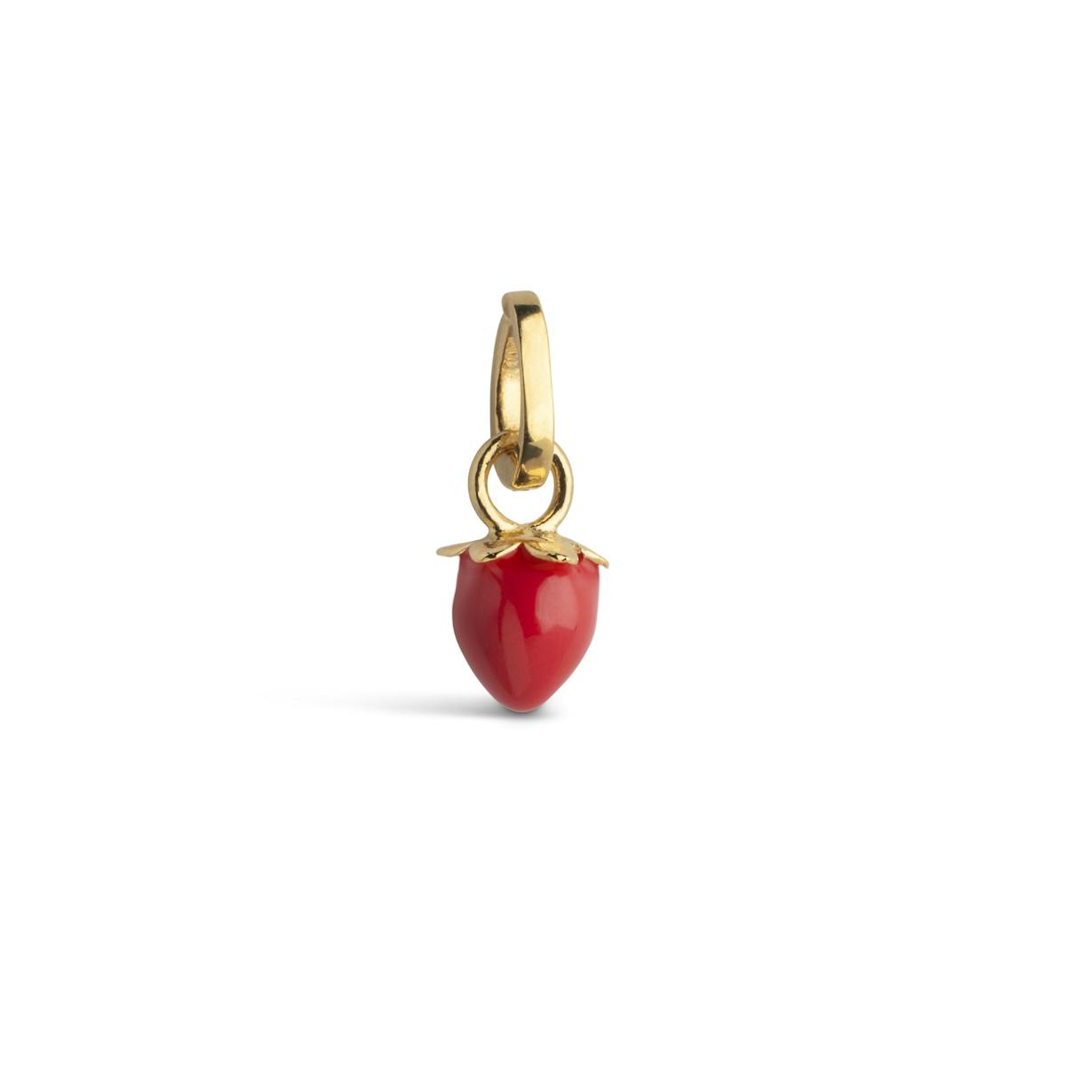 Enamel Copenhagen — Sunny Strawberry Charm Enamel Copenhagen Sunny Strawberry Charm — Pendentif