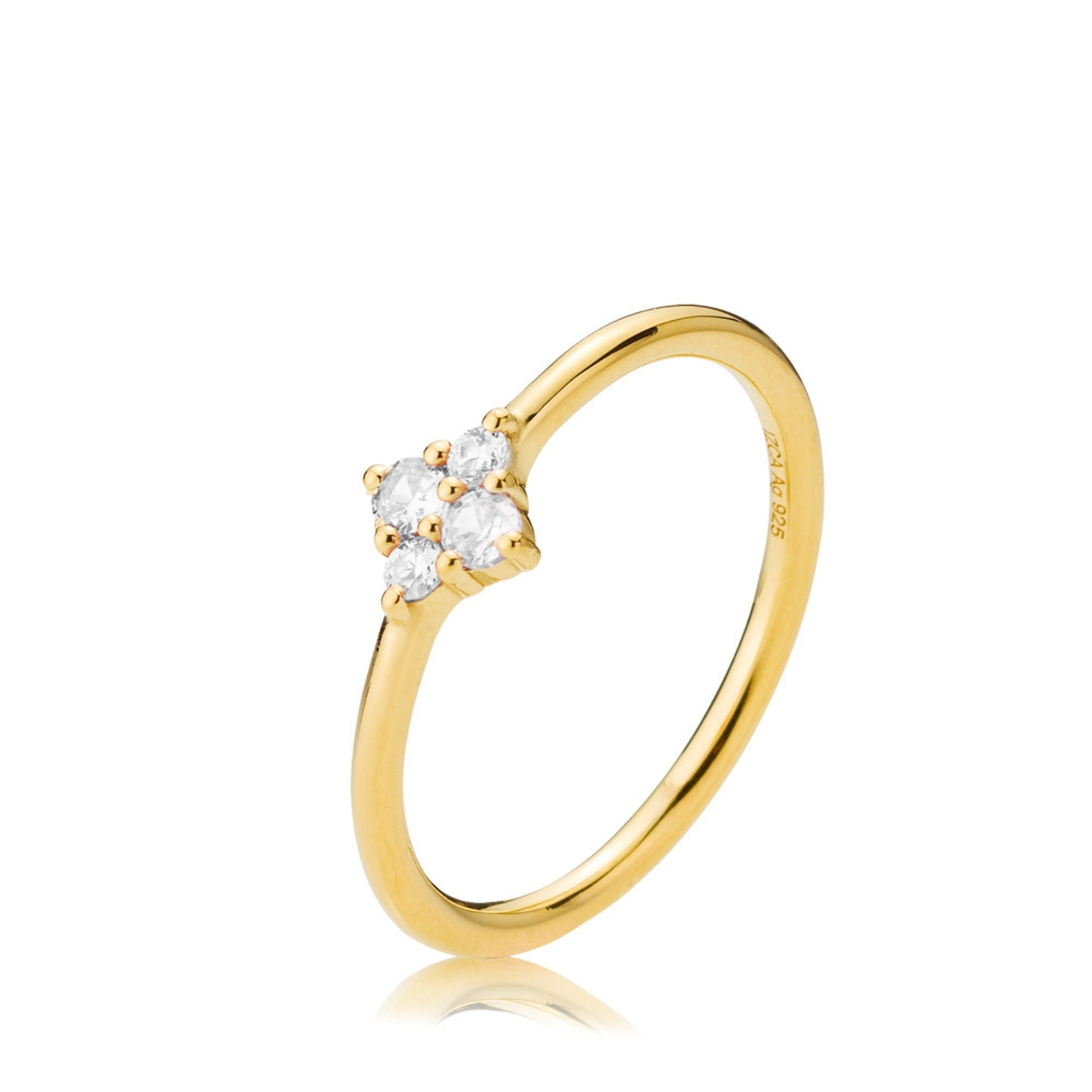 Izabel Camille Angelina White Ring — Ring