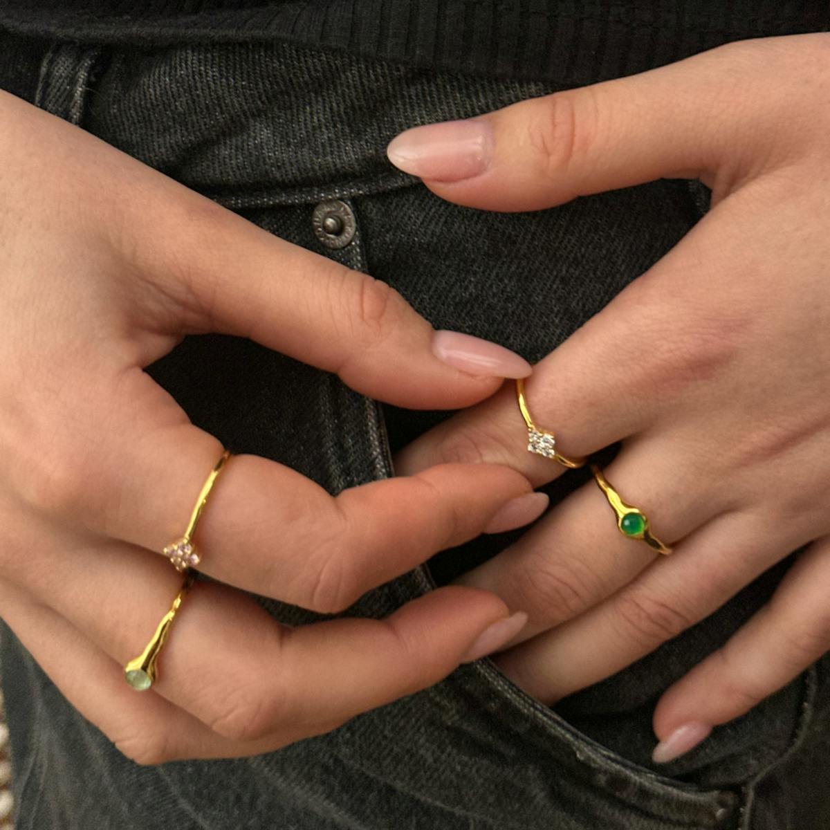 Izabel Camille — Angelina White Ring Izabel Camille Angelina White Ring — Bagues