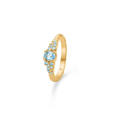 Studio Z — Fragments Blue Zircon Ring Studio Z Fragments Blue Zircon Ring — Ring