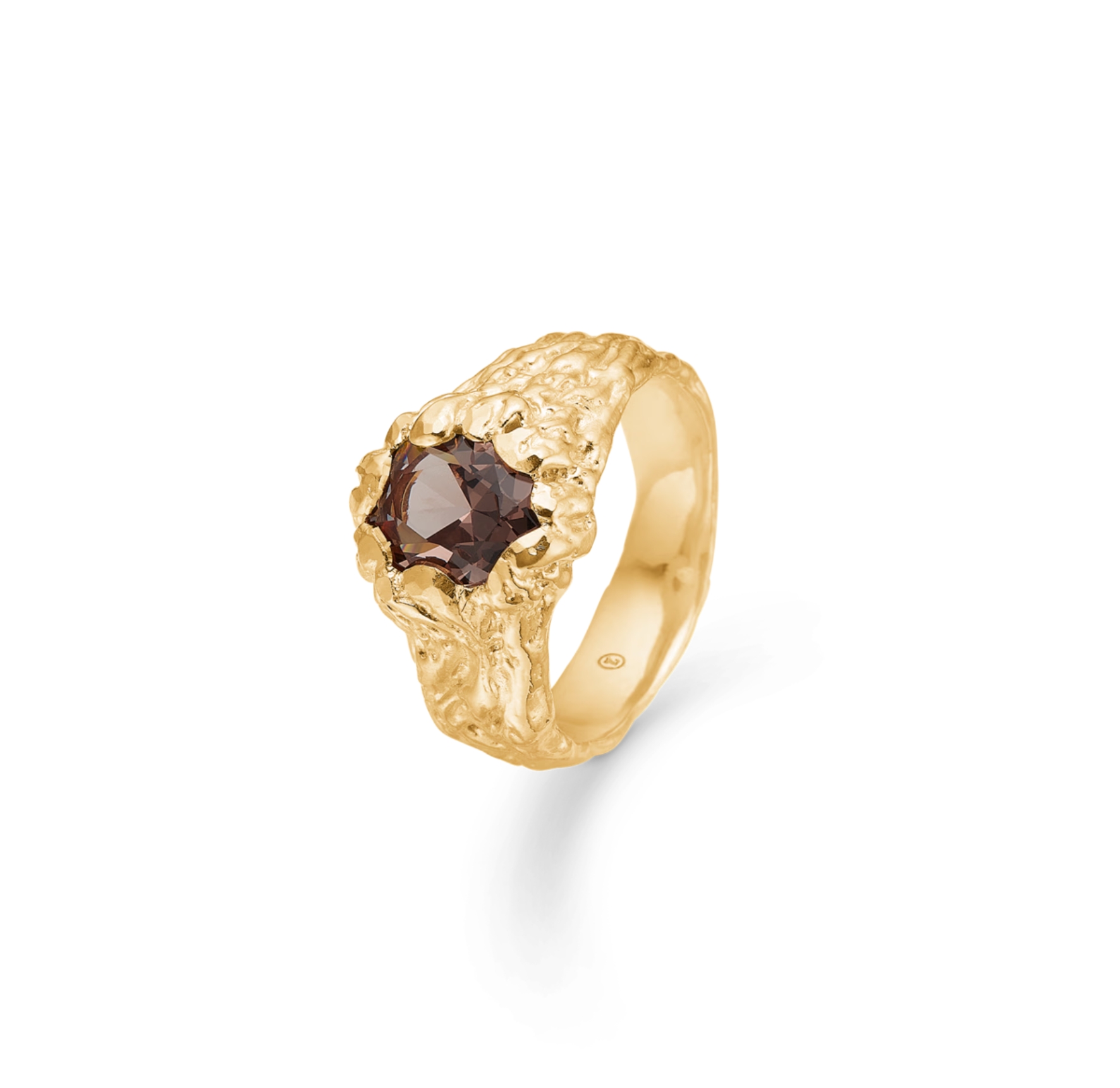 Studio Z Forest Brown Zircon Ring — Kroužek