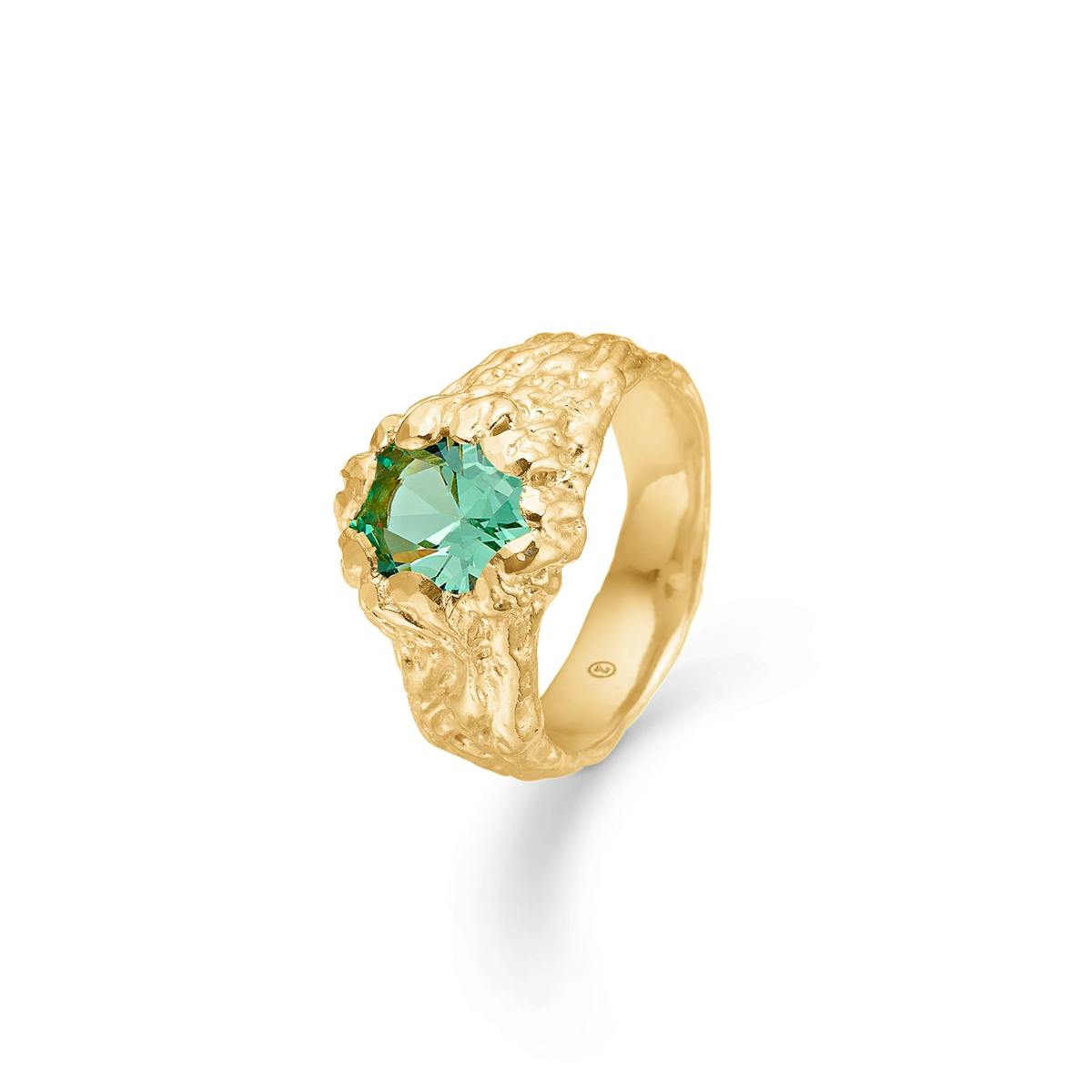 Studio Z — Forest Green Zircon Ring Studio Z Forest Green Zircon Ring — Bagues