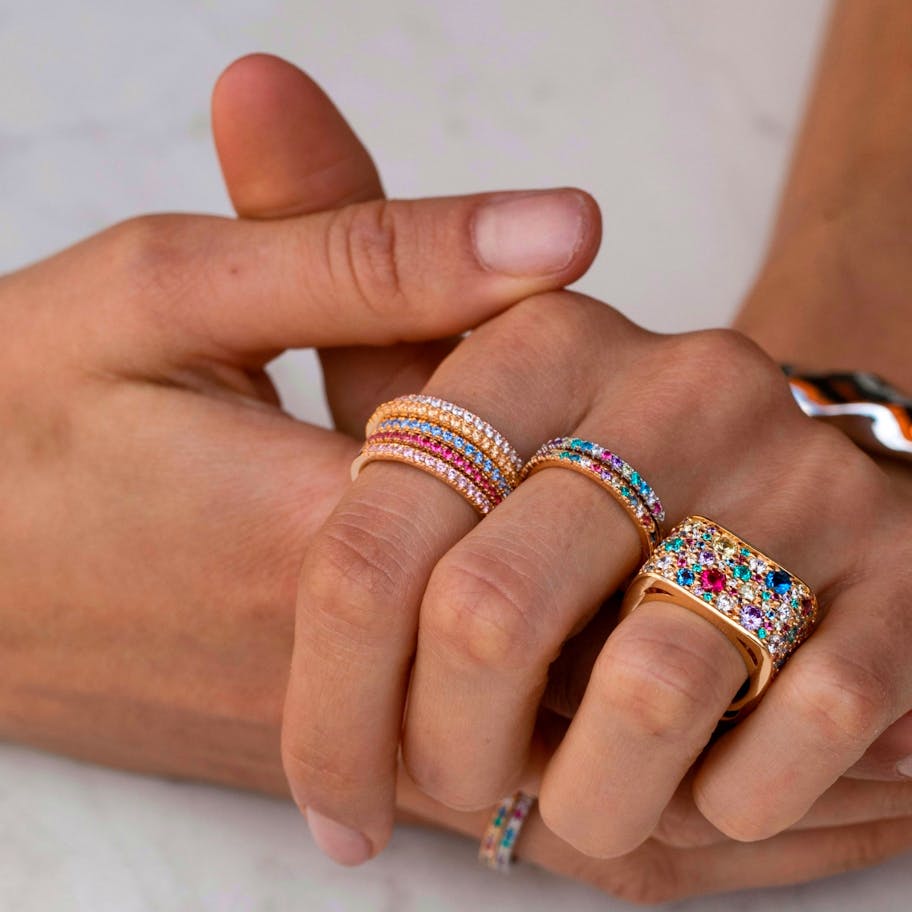 Sif Jakobs Jewellery — Ellera Rainbow Ring Sif Jakobs Jewellery Ellera Rainbow Ring — Ring