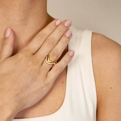 byBiehl — Wave Ring Large byBiehl Wave Ring Large — Bagues