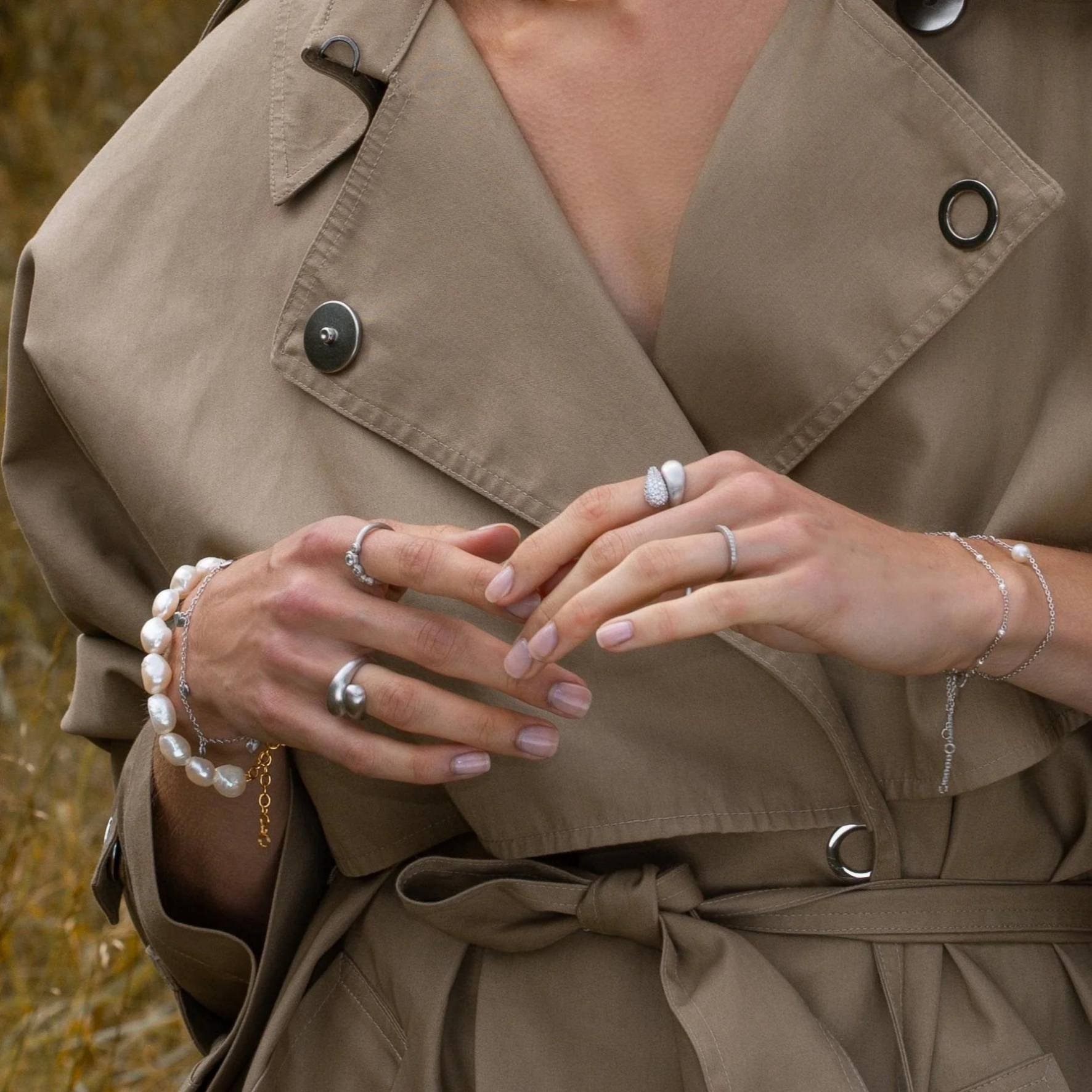 byBiehl Ocean Flow Duo Ring Sparkle — Ring