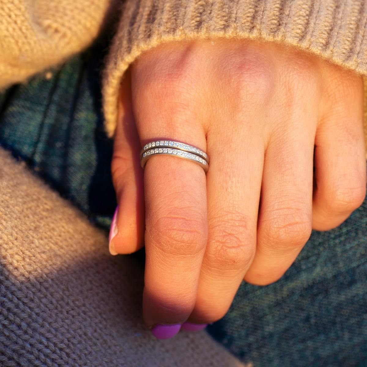 byBiehl — Ocean Flow Band Sparkle byBiehl Ocean Flow Band Sparkle — Ring