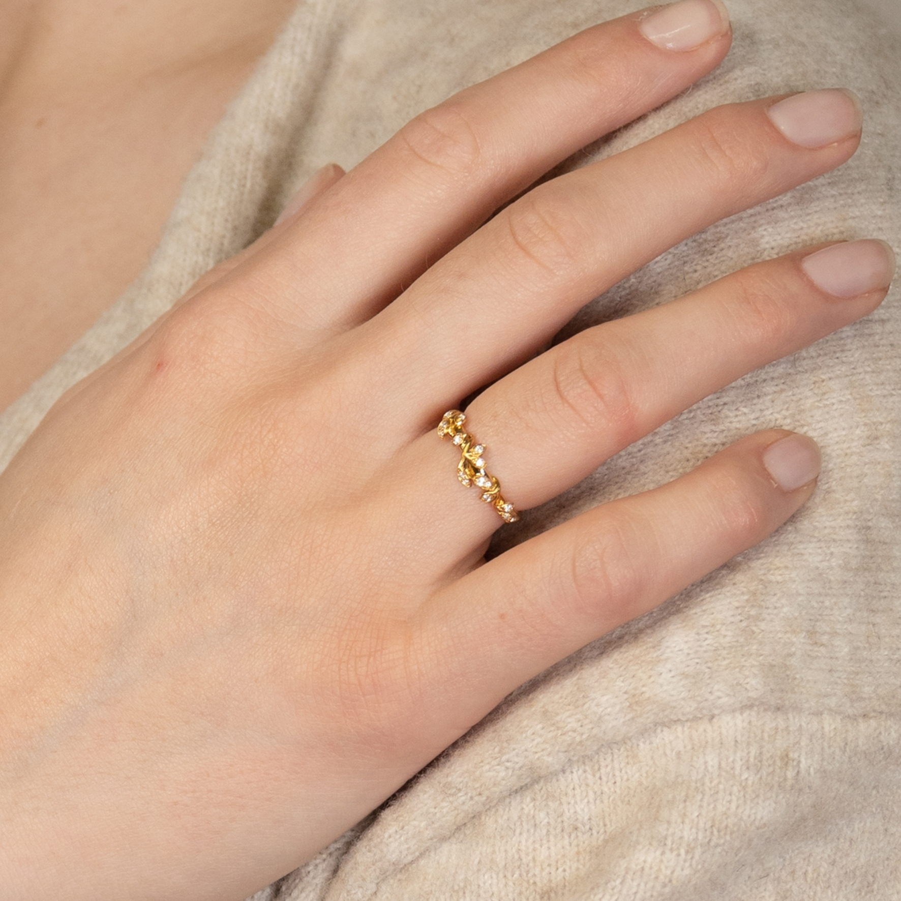 byBiehl Jungle Ivy Sparkle Ring — Ring