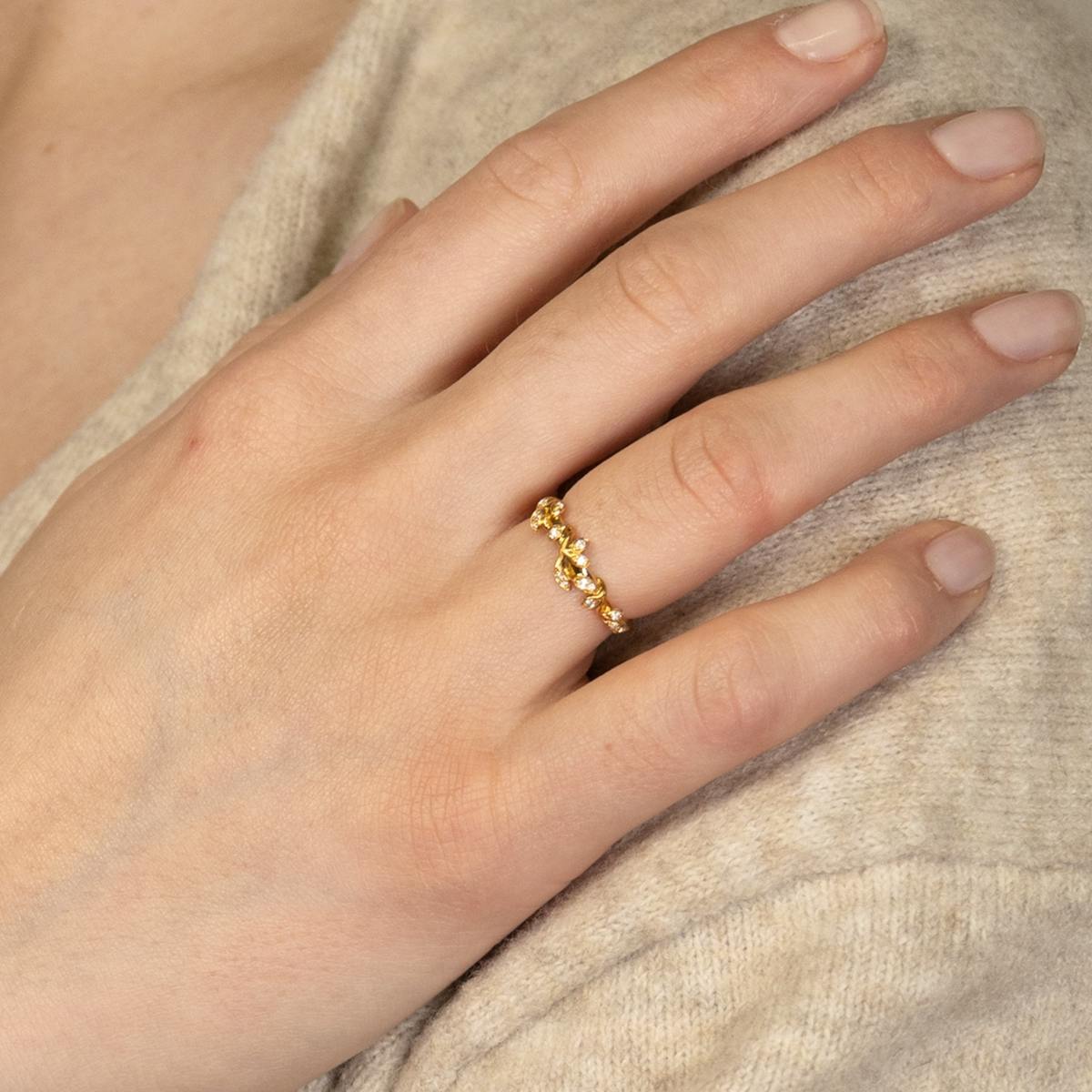 byBiehl — Jungle Ivy Sparkle Ring byBiehl Jungle Ivy Sparkle Ring — Ring