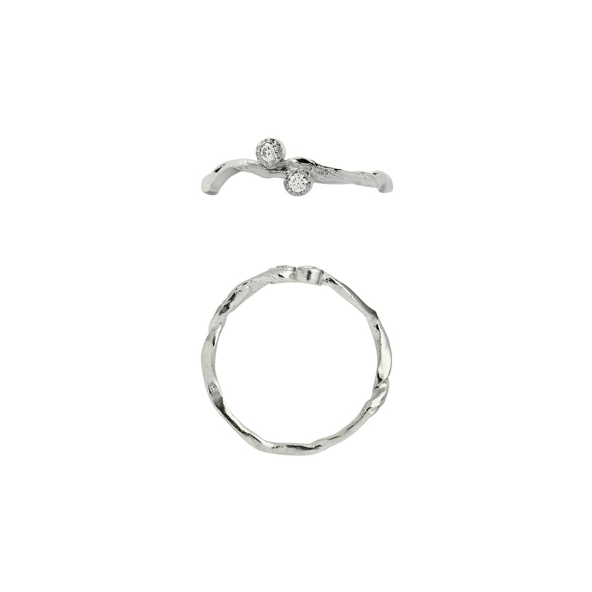 STINE A Jewelry — Flow Ring With Two Stones STINE A Jewelry Flow Ring With Two Stones — Ringer