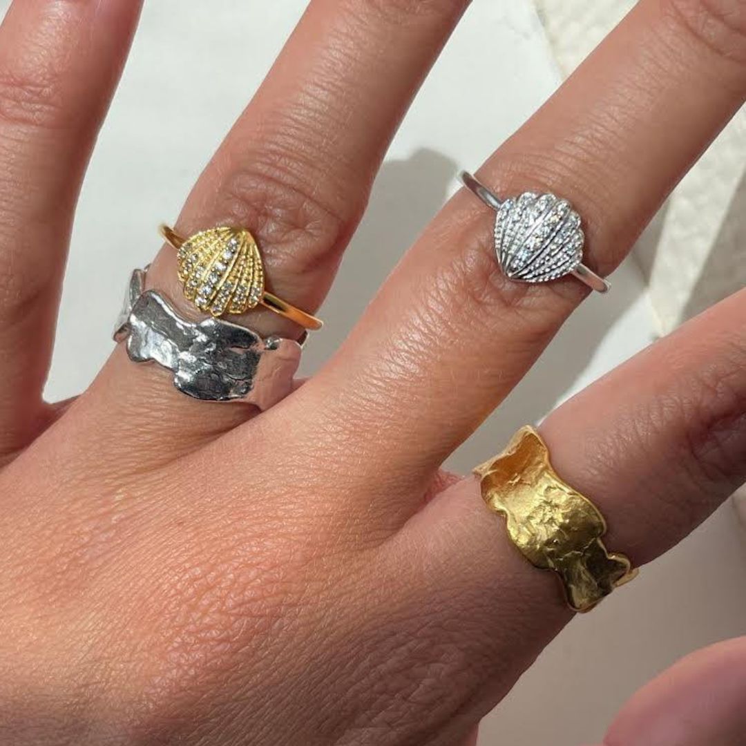 STINE A Jewelry Vintage Shell Ring — Ring