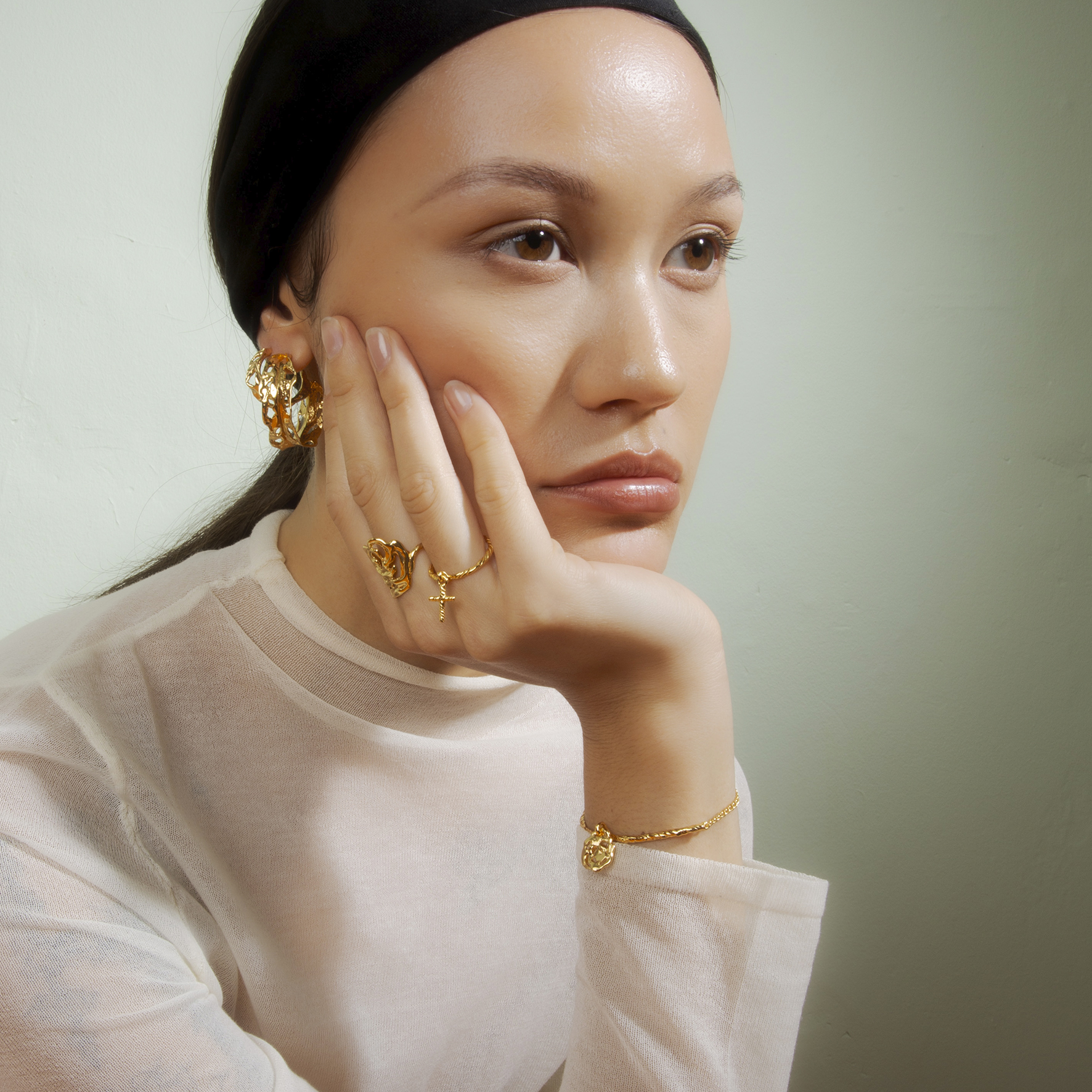 Jane Kønig Cross Ring — Ring