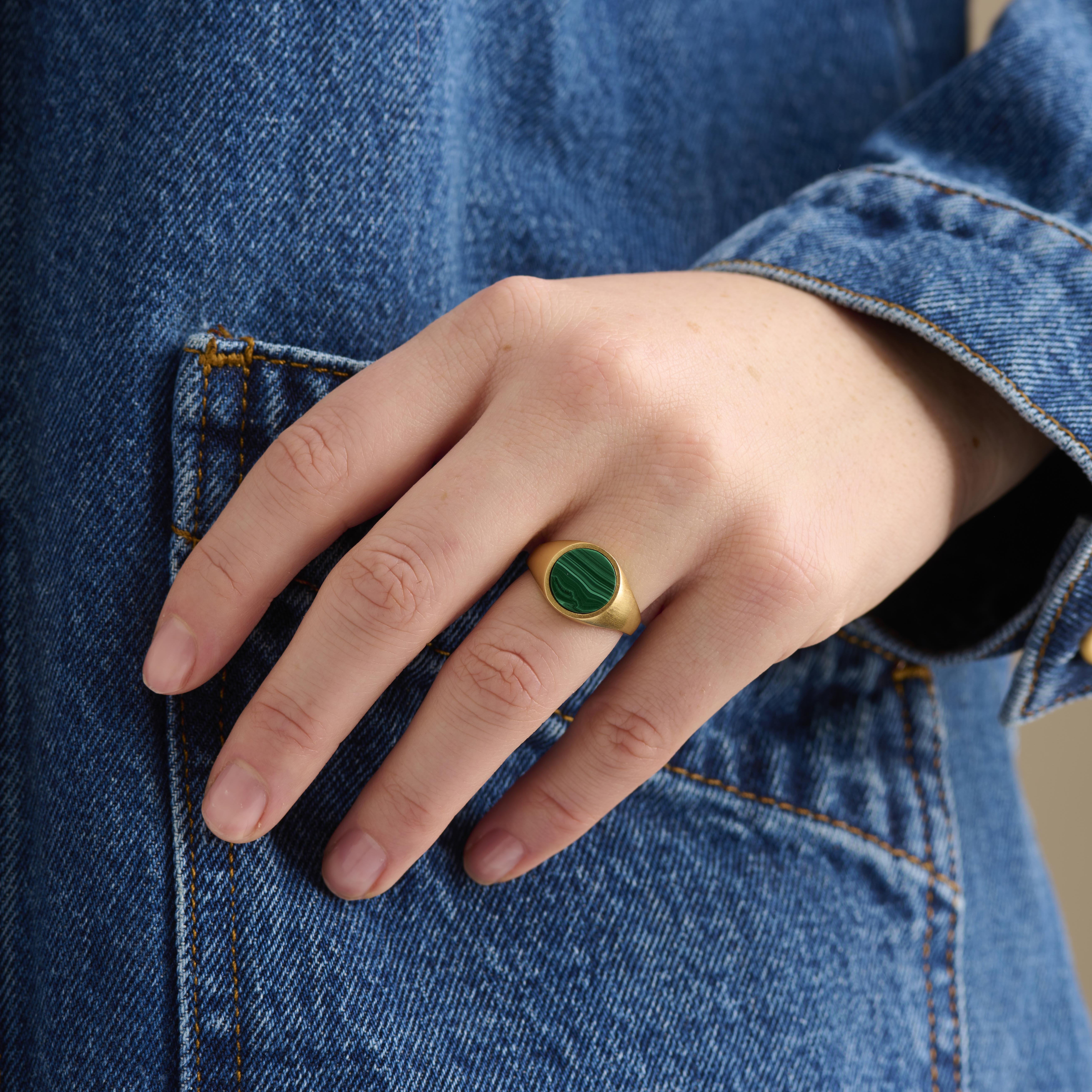 Pernille Corydon Forest Signet Ring — Kroužek