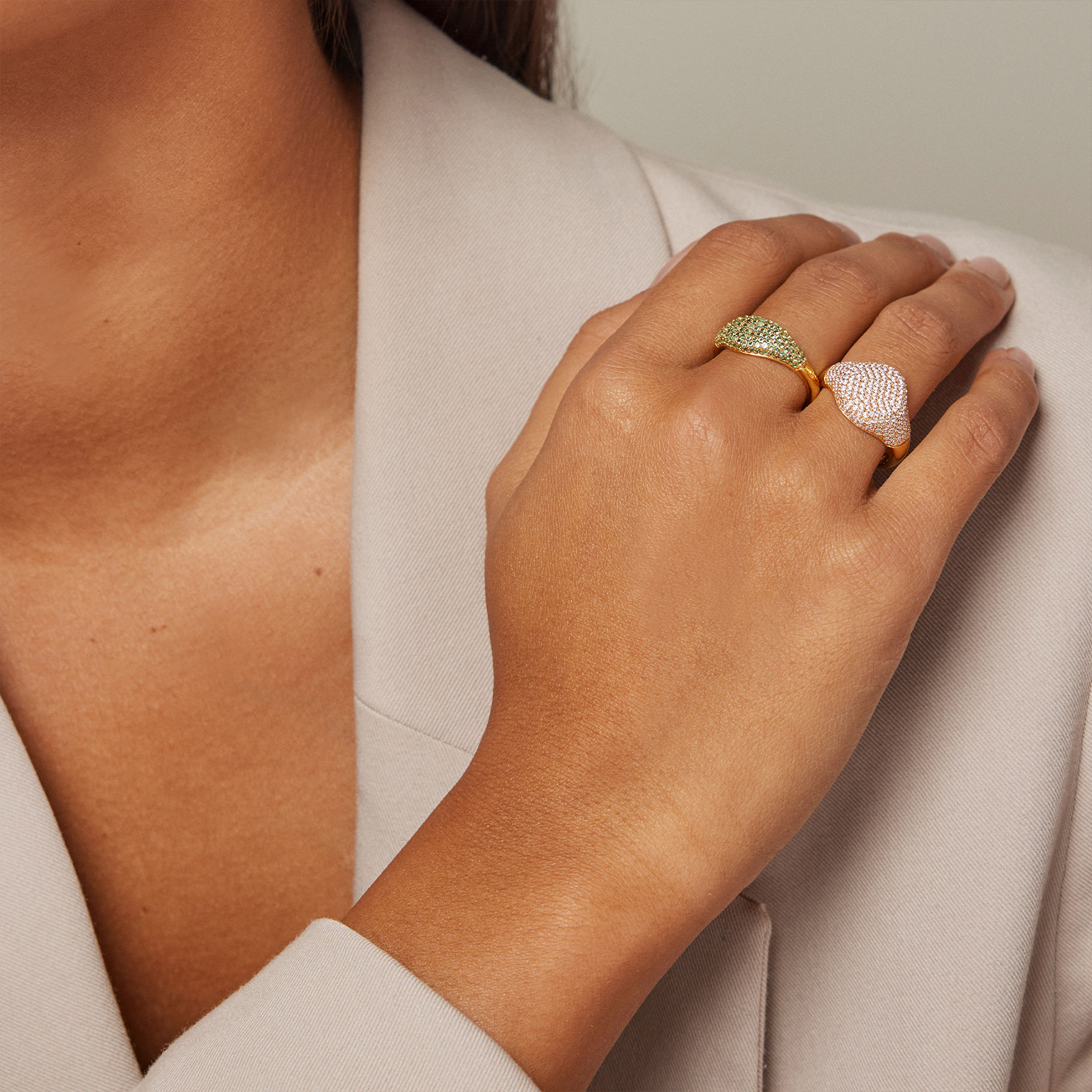 Enamel Copenhagen Sparkling Luna Ring — Kroužek