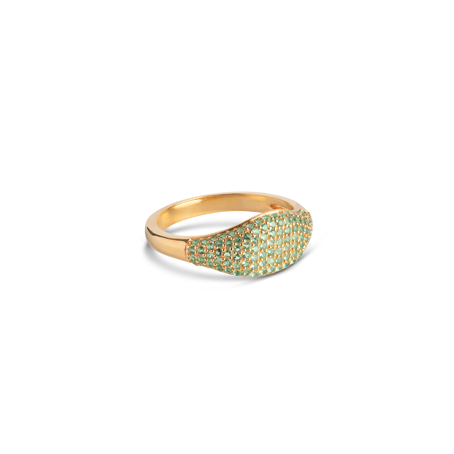 Enamel Copenhagen Sparkling Mary Ring - Green — Ring
