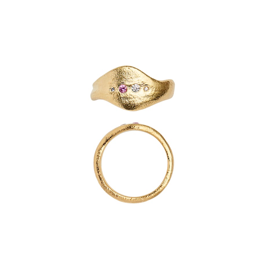 STINE A Jewelry — Ile De L'Amour Ring With Stones STINE A Jewelry Ile De L'Amour Ring With Stones — Ring